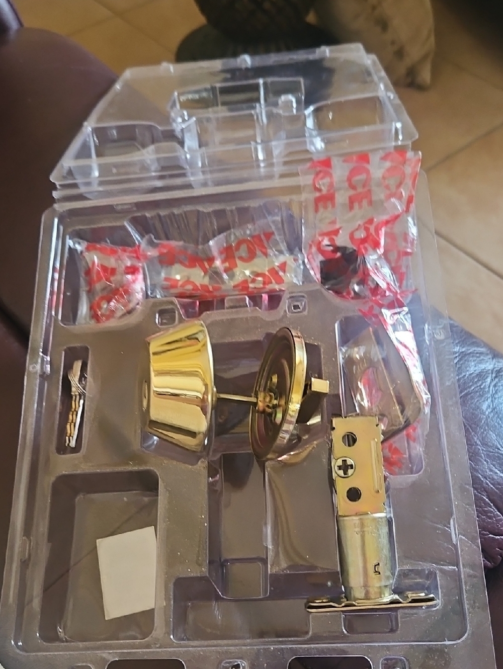 Ace Single Cylindar Dead Bolt Lock W 2 KEYS brand New